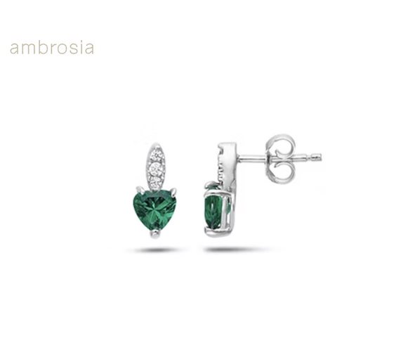 Ohrringe Ambrosia Dame DEA DI LUCE in Weißgold Zircone AOZ535 - AOZ535